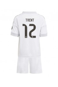 Fotbalové Dres Real Madrid Alexander-Arnold #12 Dětské Domácí Oblečení 2025-26 Krátký Rukáv (+ trenýrky)